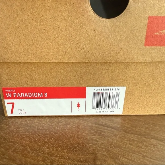 Altra Paradigm 8 Running Shoes - Sz 7 NEW -Purple - Picture 6 of 6